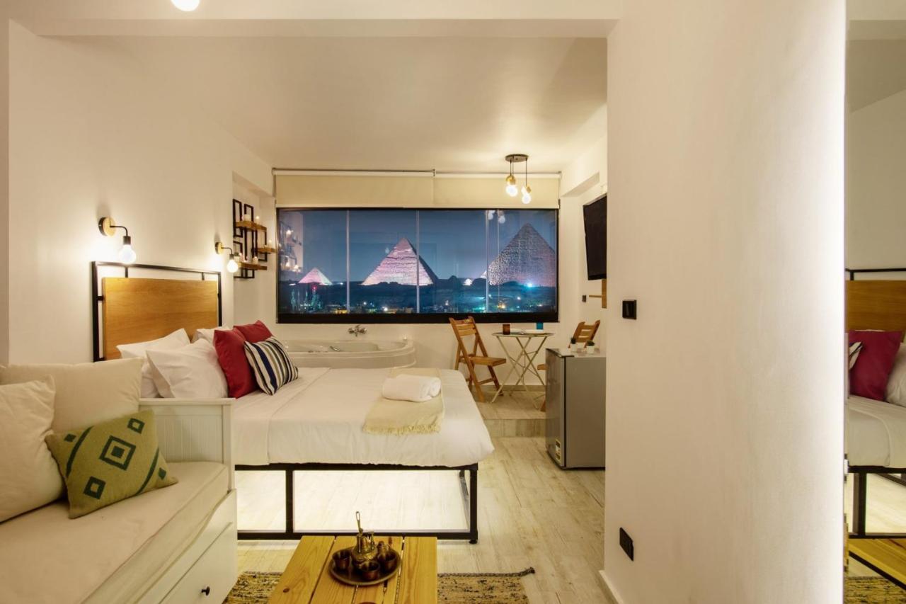 Jacuzzi Studio By The Historic Pyramids Apt4 Le Caire Extérieur photo