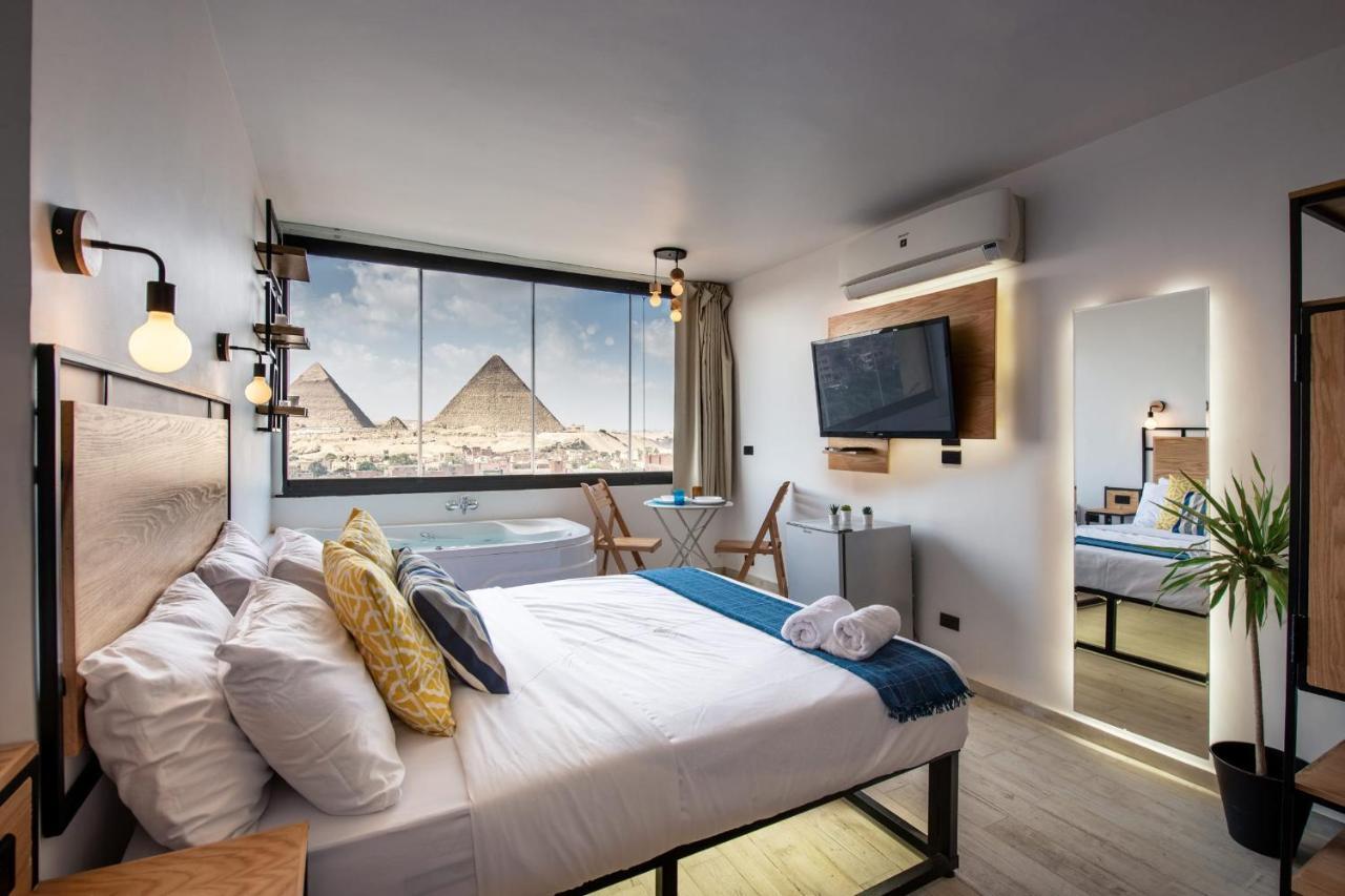 Jacuzzi Studio By The Historic Pyramids Apt4 Le Caire Extérieur photo